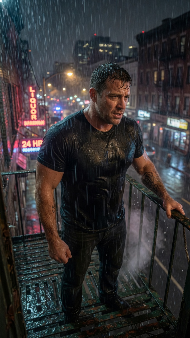 Rain on the Fire Escape